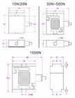 Miniature tension load cell 20kg miniature tension/compression force sensor 200N