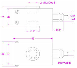 Transducer techniques MLP-750 Load cell Transducer techniques MLP-1k