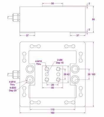 Triaxial Load Cell 50kN 30kN 20kN 10kN 5kN Multi-axis Force Transducer