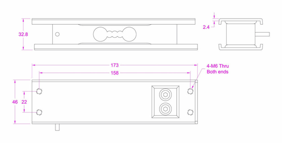Load Cell Mounting Assembly For Shelf Weighing And Vending Machines