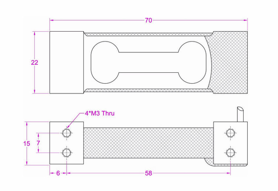 Compact Loadcell 500g 1000g 2kg 5kg 10kg 20kg High Accuracy Weight Transducer
