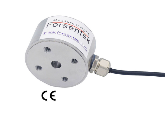 Flanged Compression Force Measurement Transducer 2kN Compression Load Cell 5kN