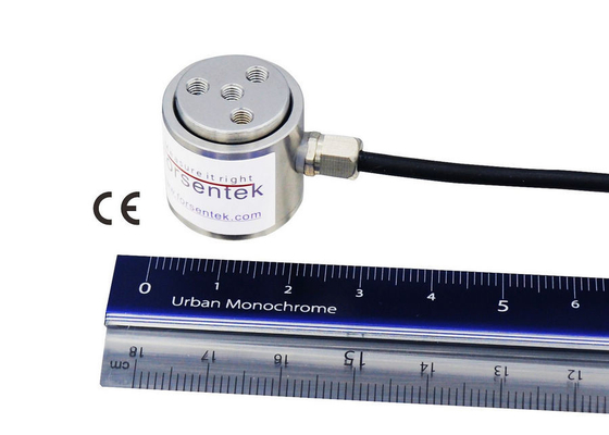 Miniature Flanged Force Sensor 10lb 20lb 50lb Compression Force Measurement Transducer