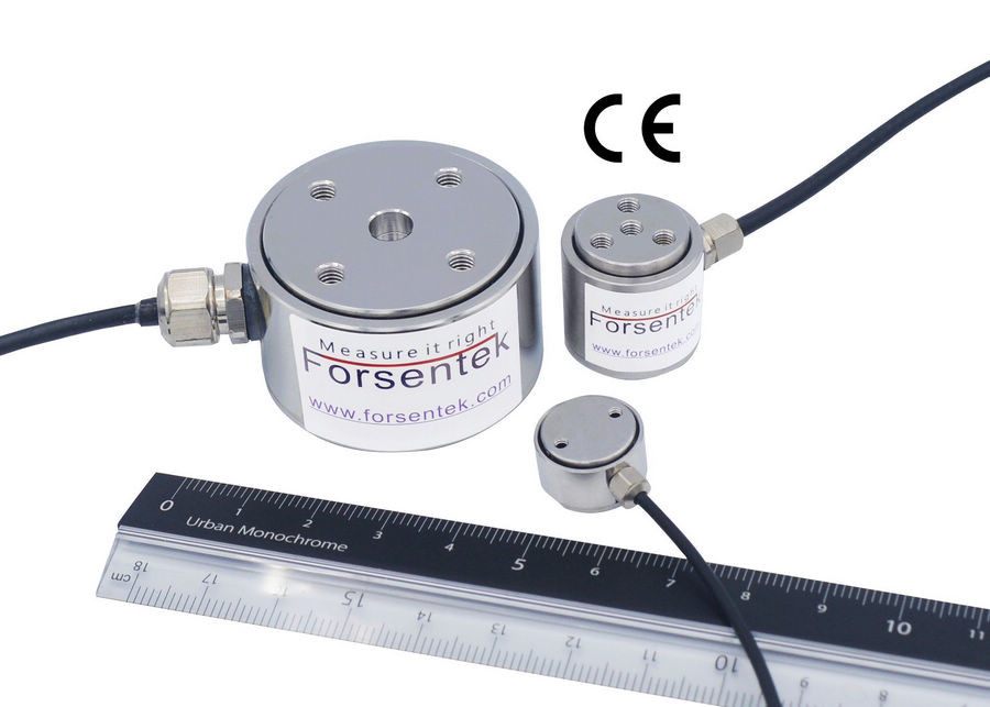 Flange Type Compression Load Cell 450lb 225lb 112lb 45lb Compression Force Transducer
