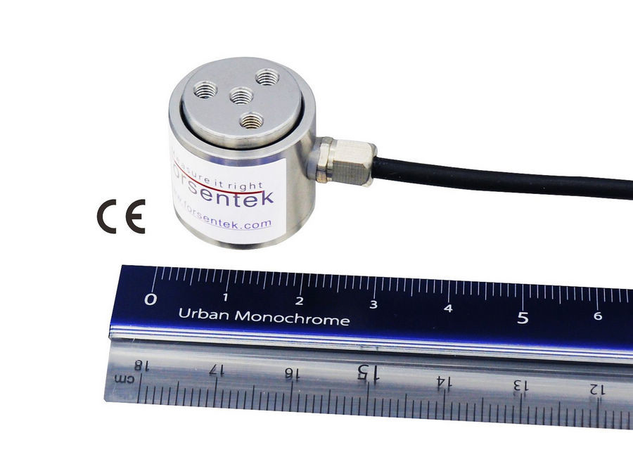 Miniature Flanged Force Sensor 10lb 20lb 50lb Compression Force Measurement Transducer